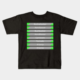 Chrono Cross Green Element Kids T-Shirt